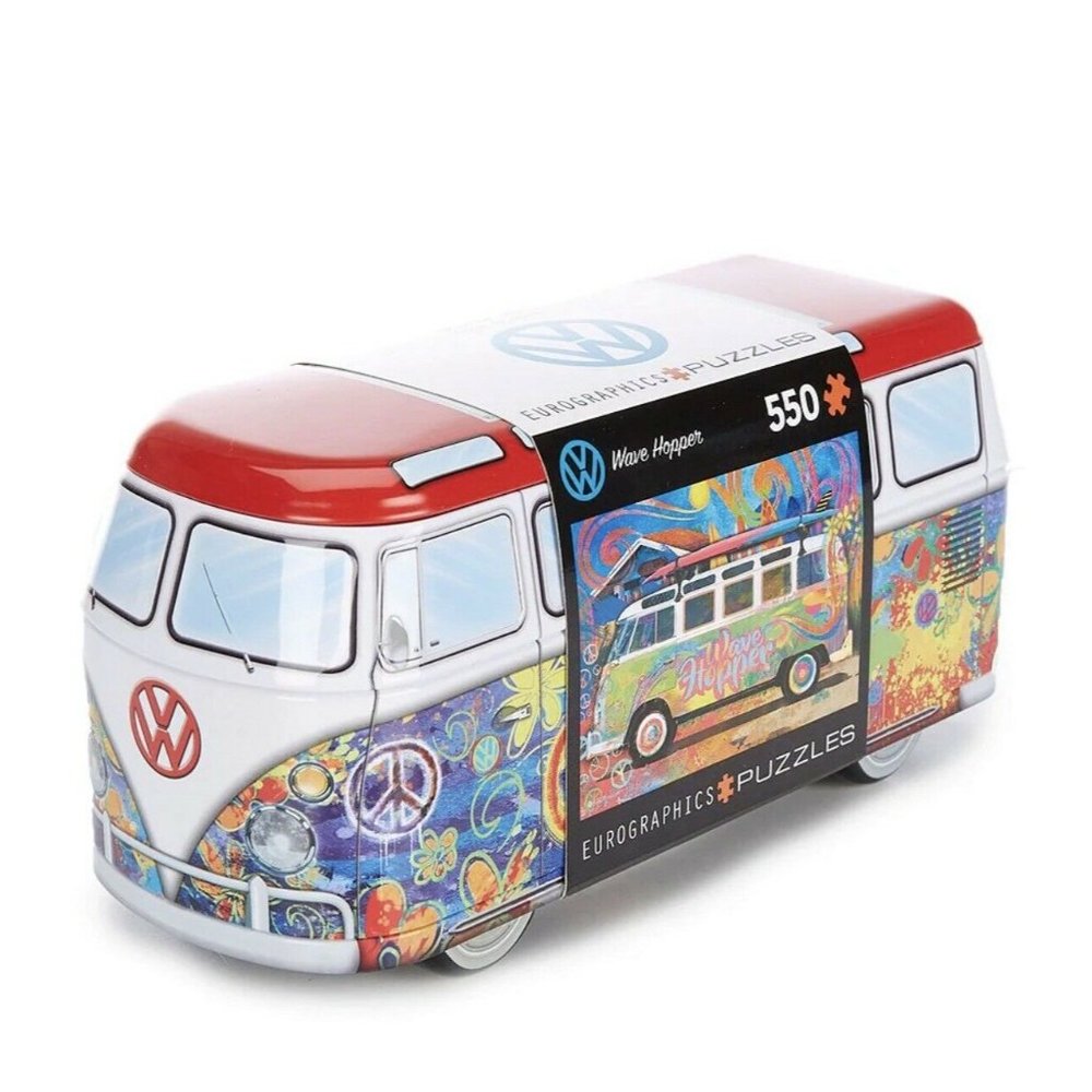 EuroGraphics VW Wave Hopper 550-Piece Puzzle in Collectible Tin with Poster